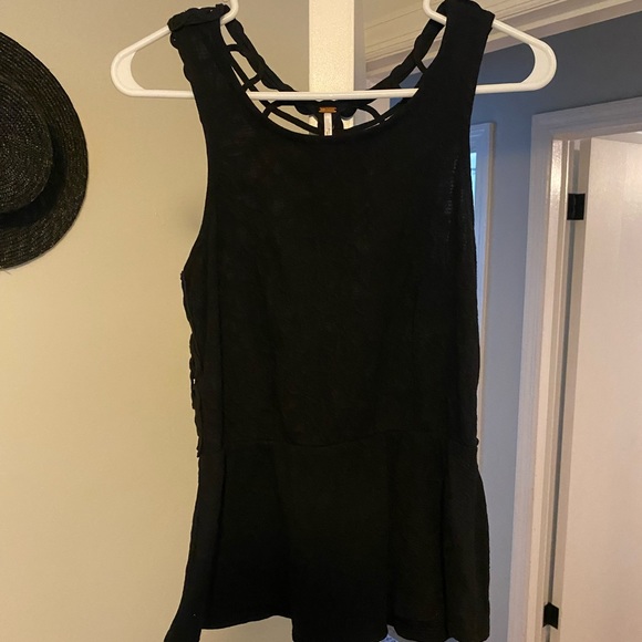 Free People Peplum Statement Top - Picture 2 of 4